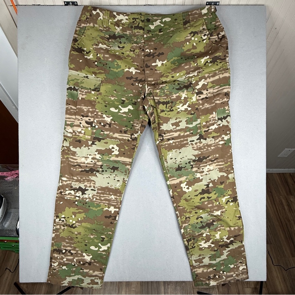 CQR Cargo Pants Mens 2XL Long Multicam Ripstop Tactical Camo 42-44 Waist